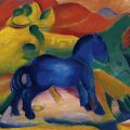 Franz Marc - Blaues Pferdchen