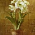 Danhui Nai - White Amaryllis on Bronze