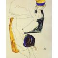 Egon Schiele - Zwei liegende Figuren